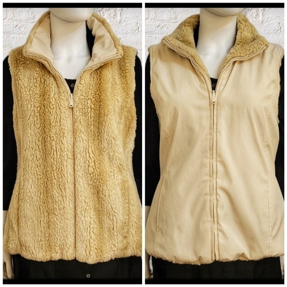 KRISTEN BLAKE Interchangeable Sherpa Style Weatherproof Gilet Waistcoat Vest - Picture 1 of 7